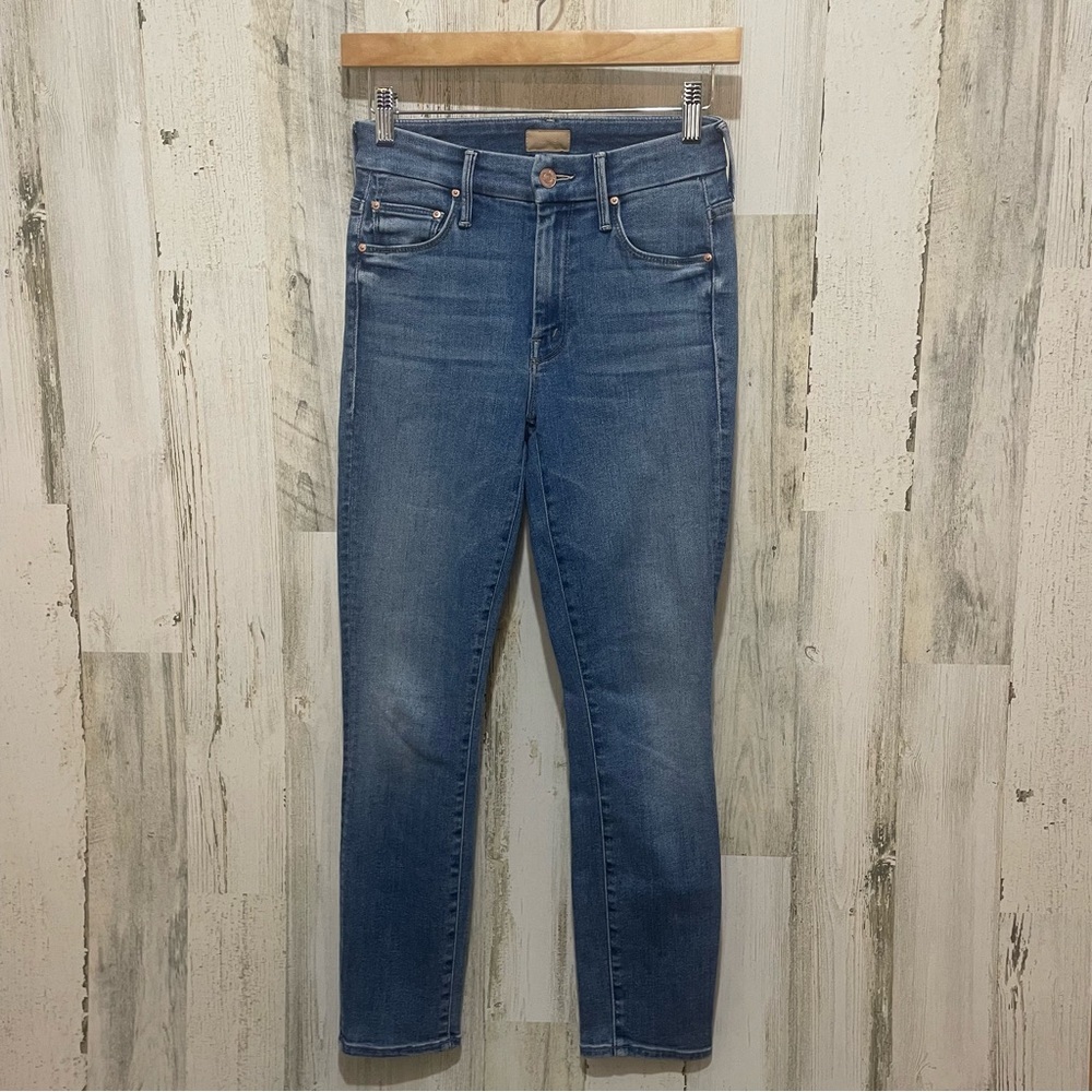 Mother The Looker Crop Skinny Jeans- Hey Sun Medium Wash size 24